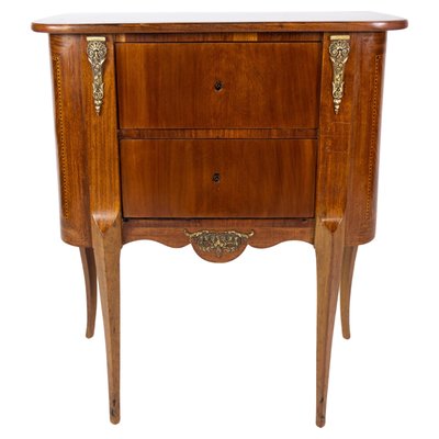 Chest of Drawers in Hand Polished Mahogany, 1890s-UY-1428237