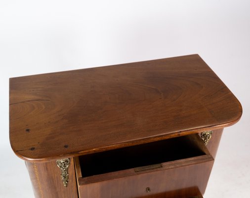 Chest of Drawers in Hand Polished Mahogany, 1890s-UY-1428237