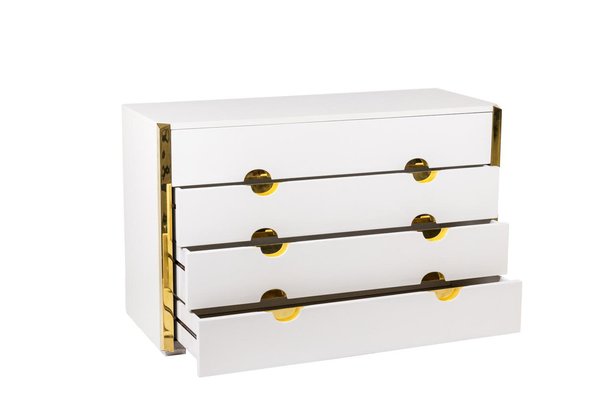 Chest of Drawers in Lacquer and Brass by Luigi Caccia Dominioni, 1970s-CEJ-1162614