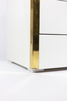 Chest of Drawers in Lacquer and Brass by Luigi Caccia Dominioni, 1970s-CEJ-1162614