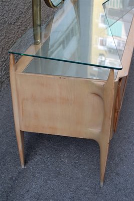 Chest of Drawers in Maple and Brass by Silvio Cavatorta, Italy, 1950s-EH-1058655