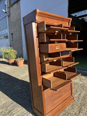 Chest of Drawers in Oak by Antoni Ferretti, 1890s-LAM-1766088