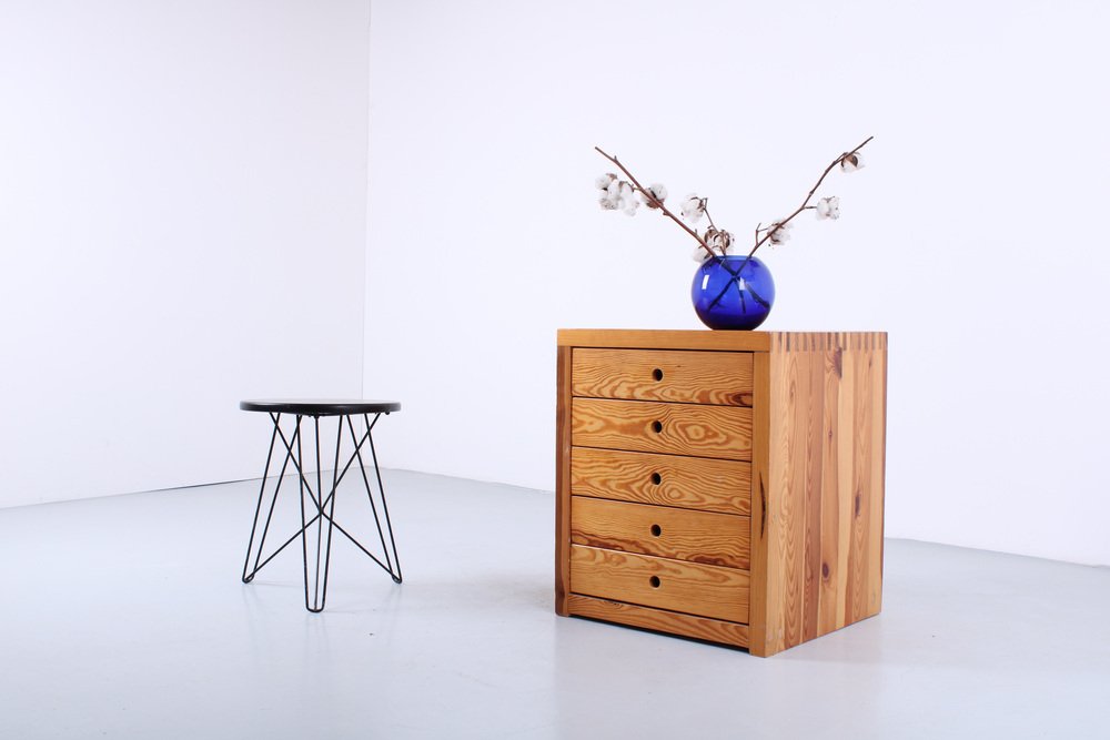 Chest of Drawers in Pinewood by Ate Van Apeldoorn for Houtwerk Hattem, 1960s