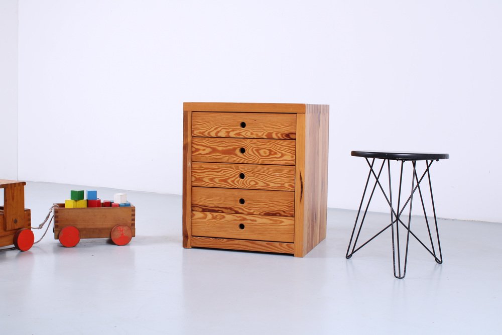 Chest of Drawers in Pinewood by Ate Van Apeldoorn for Houtwerk Hattem, 1960s