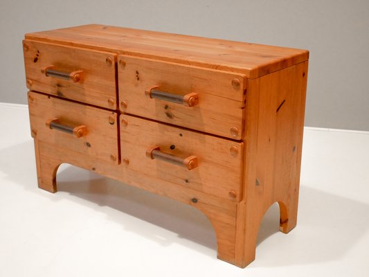 Chest of Drawers in Solid Pine, Sweden 1970s-OGU-1080213