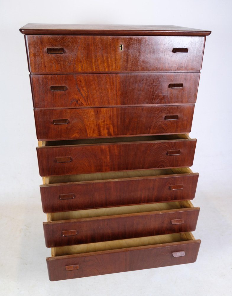 Chest of Drawers in Teak and Oak attributed to Børge Mogensen, 1960s