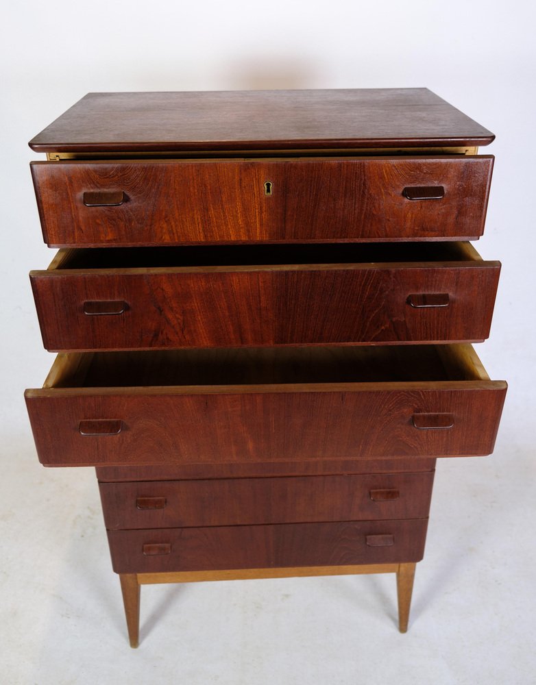 Chest of Drawers in Teak and Oak attributed to Børge Mogensen, 1960s