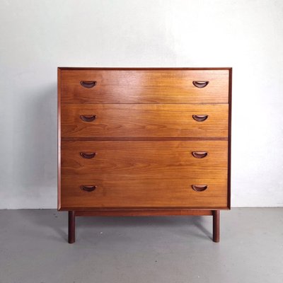 Chest of Drawers in Teak by Peter Hvidt & Orla Mølgaard-Nielsen for Søborg Møbelfabrik, 1950s-PRS-1133837