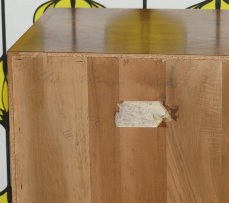 Chest of Drawers in Walnut and Glass, 1960s-AFE-1772402