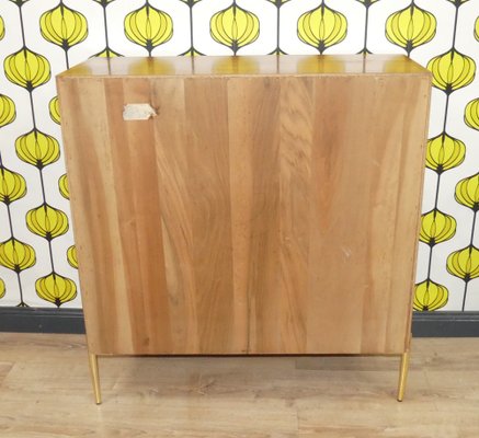 Chest of Drawers in Walnut and Glass, 1960s-AFE-1772402