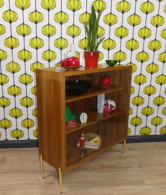 Chest of Drawers in Walnut and Glass, 1960s-AFE-1772402