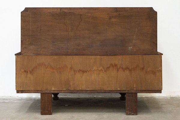 Chest of Drawers in Walnut Root, 1930s-WUN-2032054