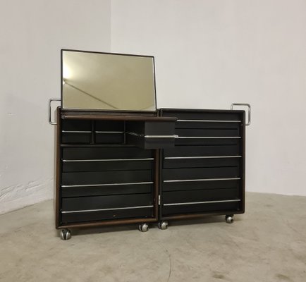 Chest of Drawers with Mirror by Fabio Lenci for Bernini, 1970s-RPW-2020214