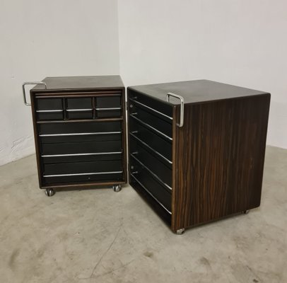 Chest of Drawers with Mirror by Fabio Lenci for Bernini, 1970s-RPW-2020214