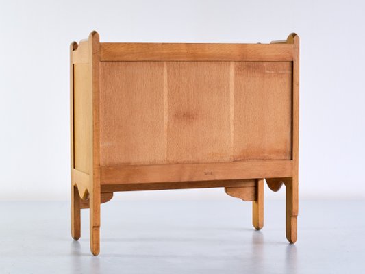 Chest of Four Drawers in Oak by Guillerme Et Chambron for Votre Maison, France, 1960s-FMT-1183085