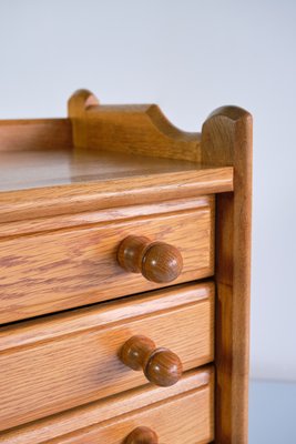 Chest of Four Drawers in Oak by Guillerme Et Chambron for Votre Maison, France, 1960s-FMT-1183085