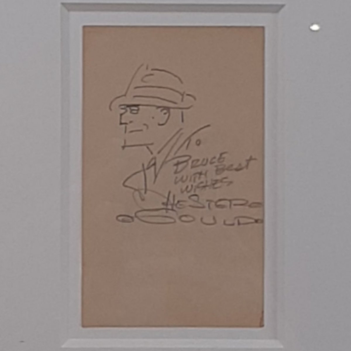 Chester Gould, Dick Tracy, 1987, Pencil on Paper, Framed