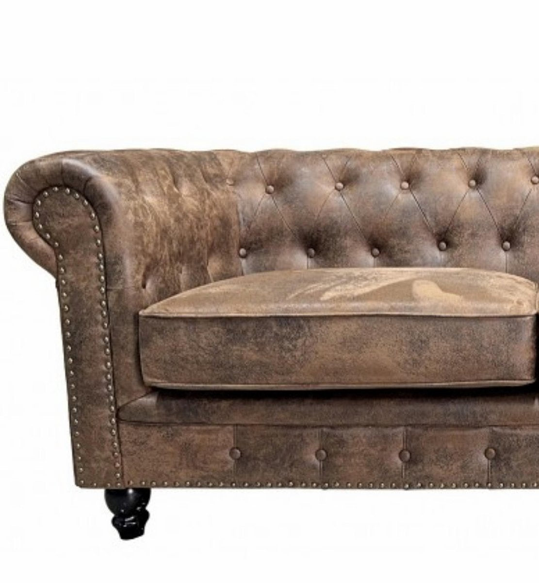 Chester Premium Three-Seater Sofa in Faux Leather by Europa Antiques