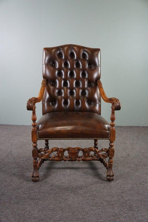 Chesterfield Armchair in Leather