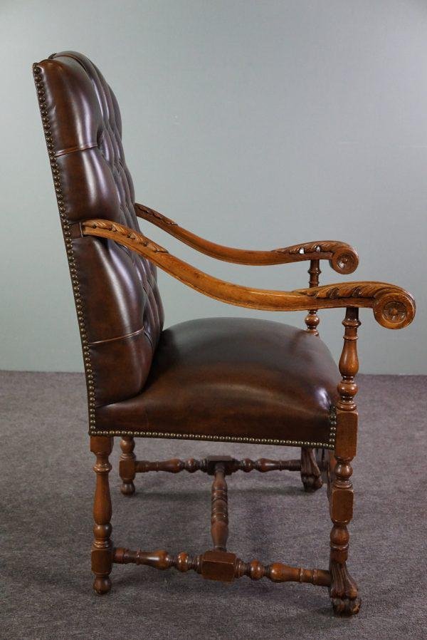 Chesterfield Armchair in Leather