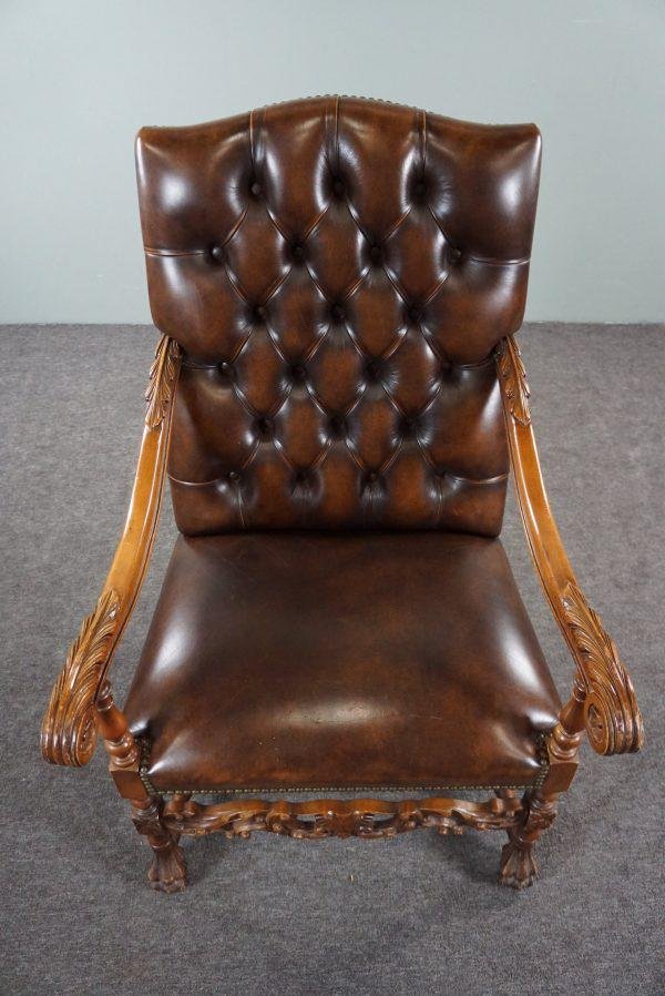 Chesterfield Armchair in Leather