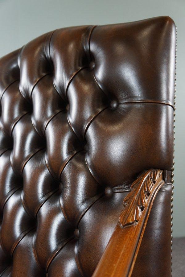 Chesterfield Armchair in Leather