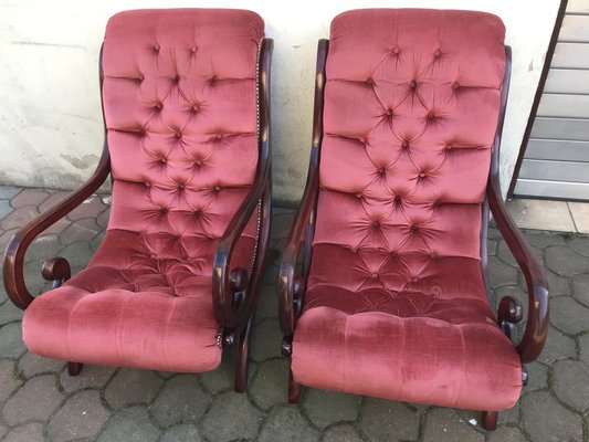 Chesterfield Armchairs, 1970s, Set of 2-WQQ-1239136