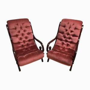 Chesterfield Armchairs, 1970s, Set of 2-WQQ-1239136