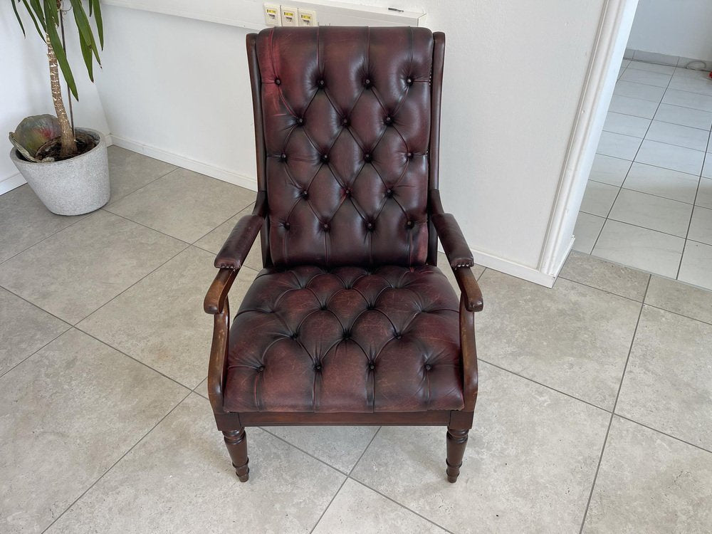 Chesterfield Leather Armchair