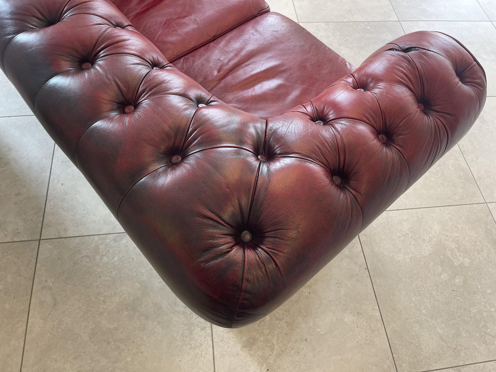 Chesterfield Red 3 Seater Sofa