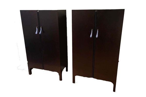 Chests of Drawers in Dark Oak and Distant Blue-VMP-1298054