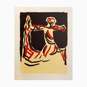 Chevalier - Original Color Lithograph by Marino Marini 1970-ZCI-756879