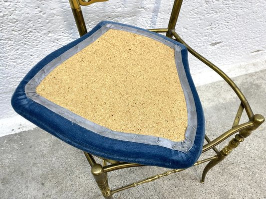 Chiavari Brass Dining Chair, 1970s-ZFK-2041323