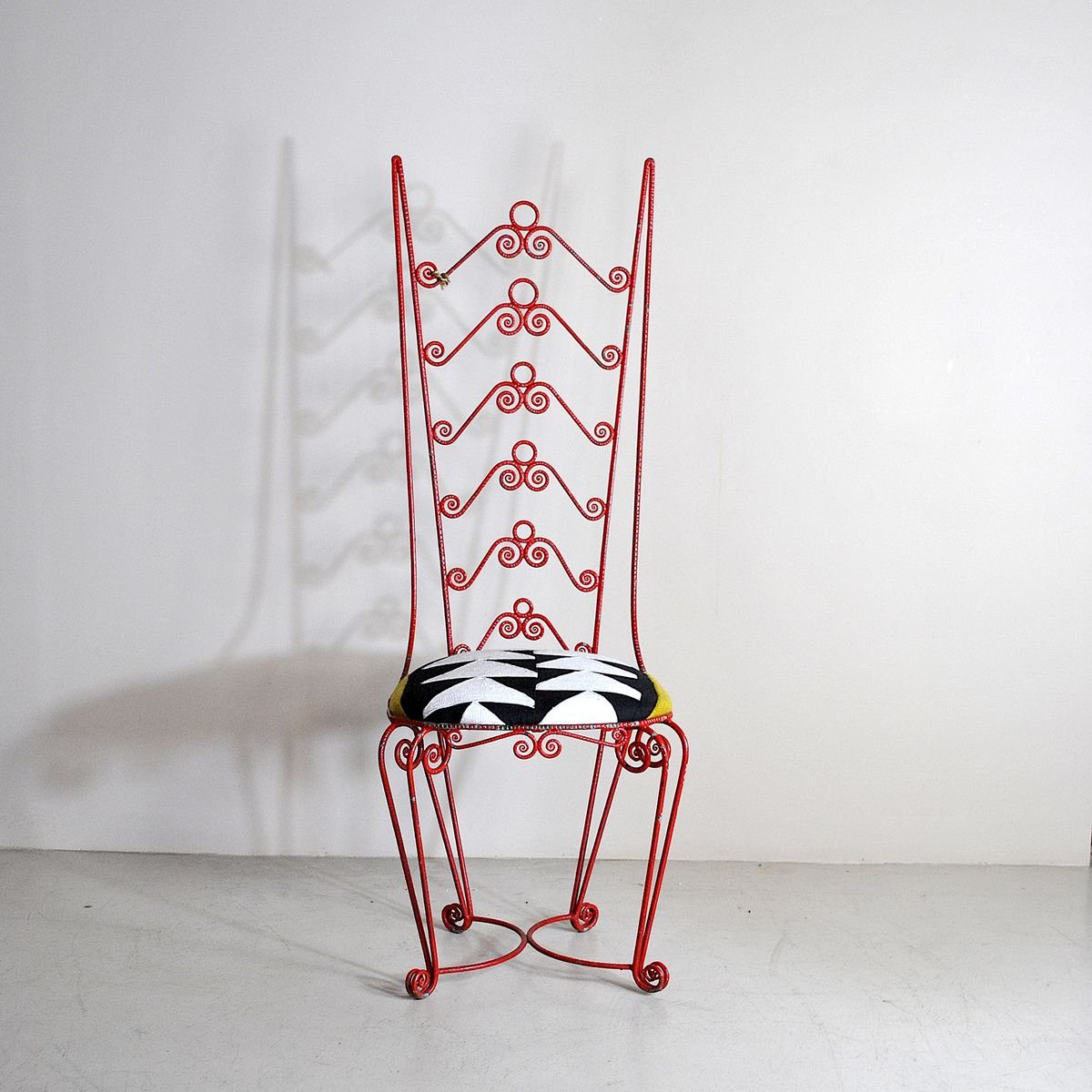 Chiavari Style Iron Outdoor Chair, 1960s