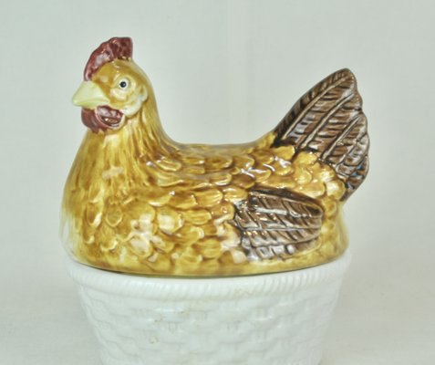 Chicken-Shaped Egg Cup with White Base, 1970s-ROJ-2041184