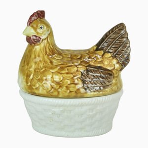 Chicken-Shaped Egg Cup with White Base, 1970s-ROJ-2041184