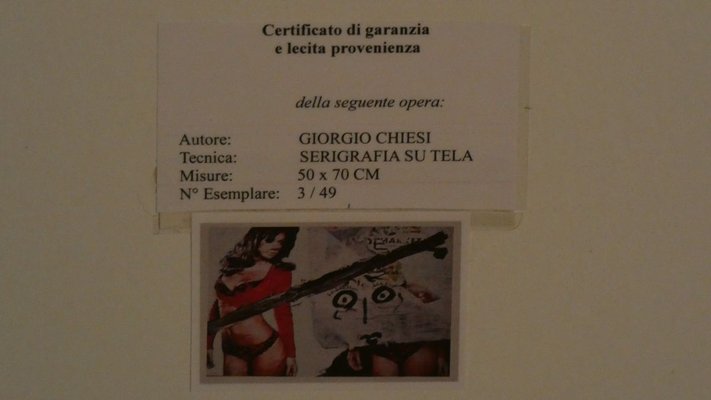 Chiesi Giorgio, 2000s, Silkscreen on Canvas-ERB-801520