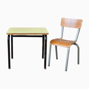 Child's Desk and Chair in Blue, Set of 2-AIU-932167