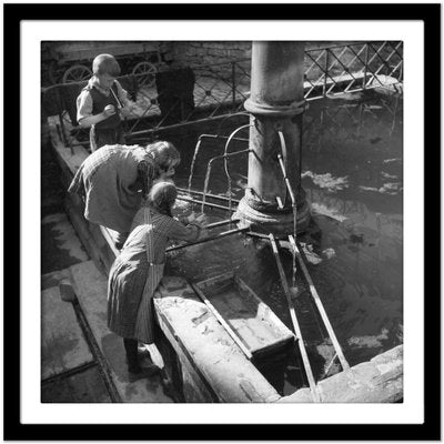 Children Drinking Water From Fountain Heidelberg, Germany 1936, Printed 2021-DYV-990665