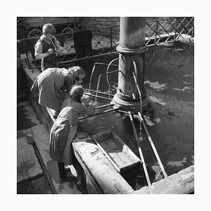 Children Drinking Water From Fountain Heidelberg, Germany 1936, Printed 2021-DYV-990665