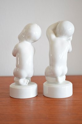 Children Figurines by Svend Lindhart for Bing & Grondahl, 1970s, Set of 2-OV-843689