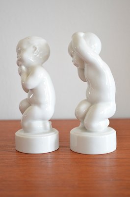 Children Figurines by Svend Lindhart for Bing & Grondahl, 1970s, Set of 2-OV-843689