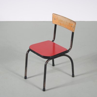 Children's Chair by Willy Van Der Meeren for Tubax, Belgium, 1950s-DV-1409894