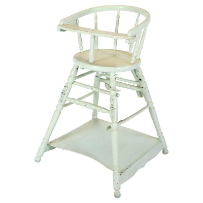 Children's Chair in Light Blue Color, 1920s-UY-1724405