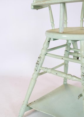 Children's Chair in Light Blue Color, 1920s-UY-1724405