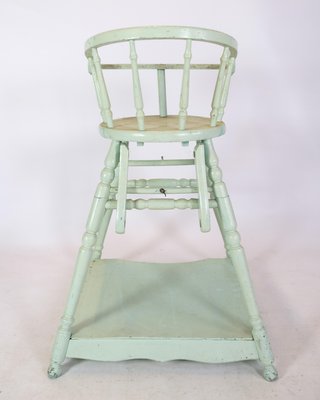 Children's Chair in Light Blue Color, 1920s-UY-1724405