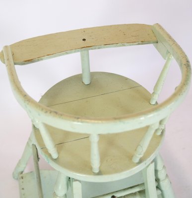 Children's Chair in Light Blue Color, 1920s-UY-1724405