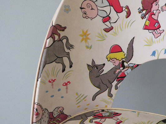 Children's Chair with Fairytale Skai Upholstery, 1950s-UKG-1240956