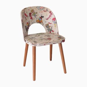 Children's Chair with Fairytale Skai Upholstery, 1950s-UKG-1240956