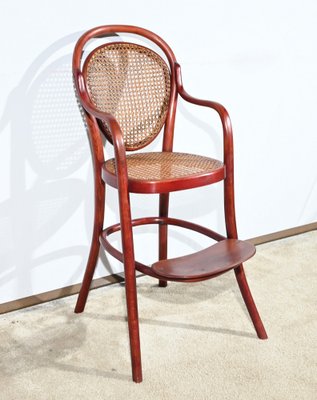 Children's High Chair in Beech by Michael Thonet for Thonet, 1890s-RVK-1771157